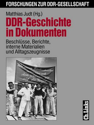 cover image of DDR-Geschichte in Dokumenten